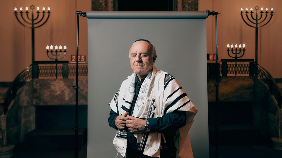 Portrait von Michael Kashi, Vorstand der Israelitischen Religionsgemeinschaft Württembergs, Stuttgart