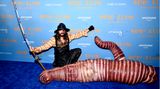 Heidi Klum als Wurm an Halloween 2022
