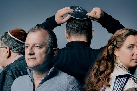 Stern-Montage Jüdinnen und Juden in Deutschland