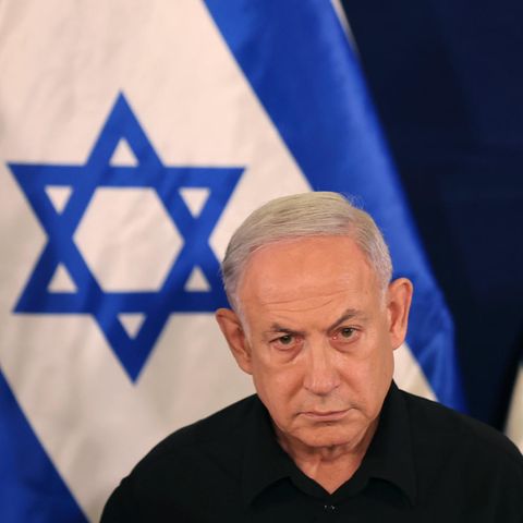Israels Premierminister Benjamin Netanjahu bei einer Pressekonferenz am vergangenen Samstag