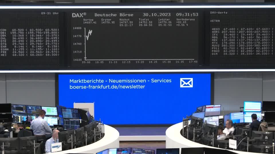 Video: Dax startet fester in den Handel