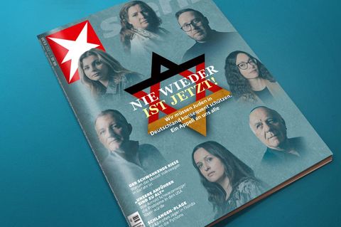 Das aktuelle stern-Cover: Nie wieder ist jetzt! Wir müssen Juden in Deutschland konsequent schützen. Ein Appell an uns alle