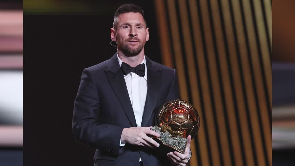 Video: Lionel Messi gewinnt zum achten Mal den Ballon d`Or