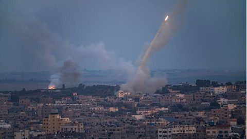 Raketen werden aus dem Gazastreifen auf Israel abgefeuert