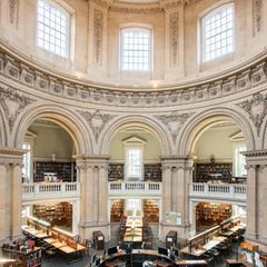 Leseraum der Radcliff camera in der Bodleian library in Oxford