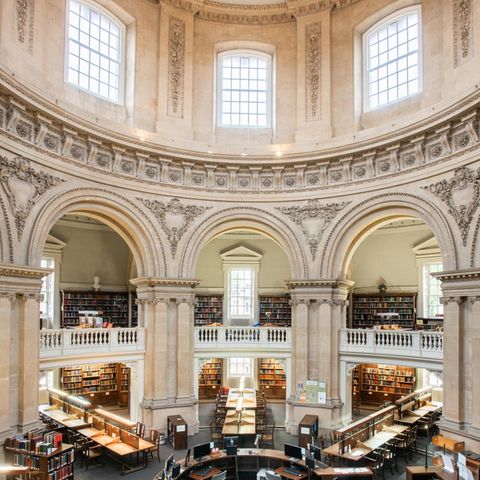 Leseraum der Radcliff camera in der Bodleian library in Oxford