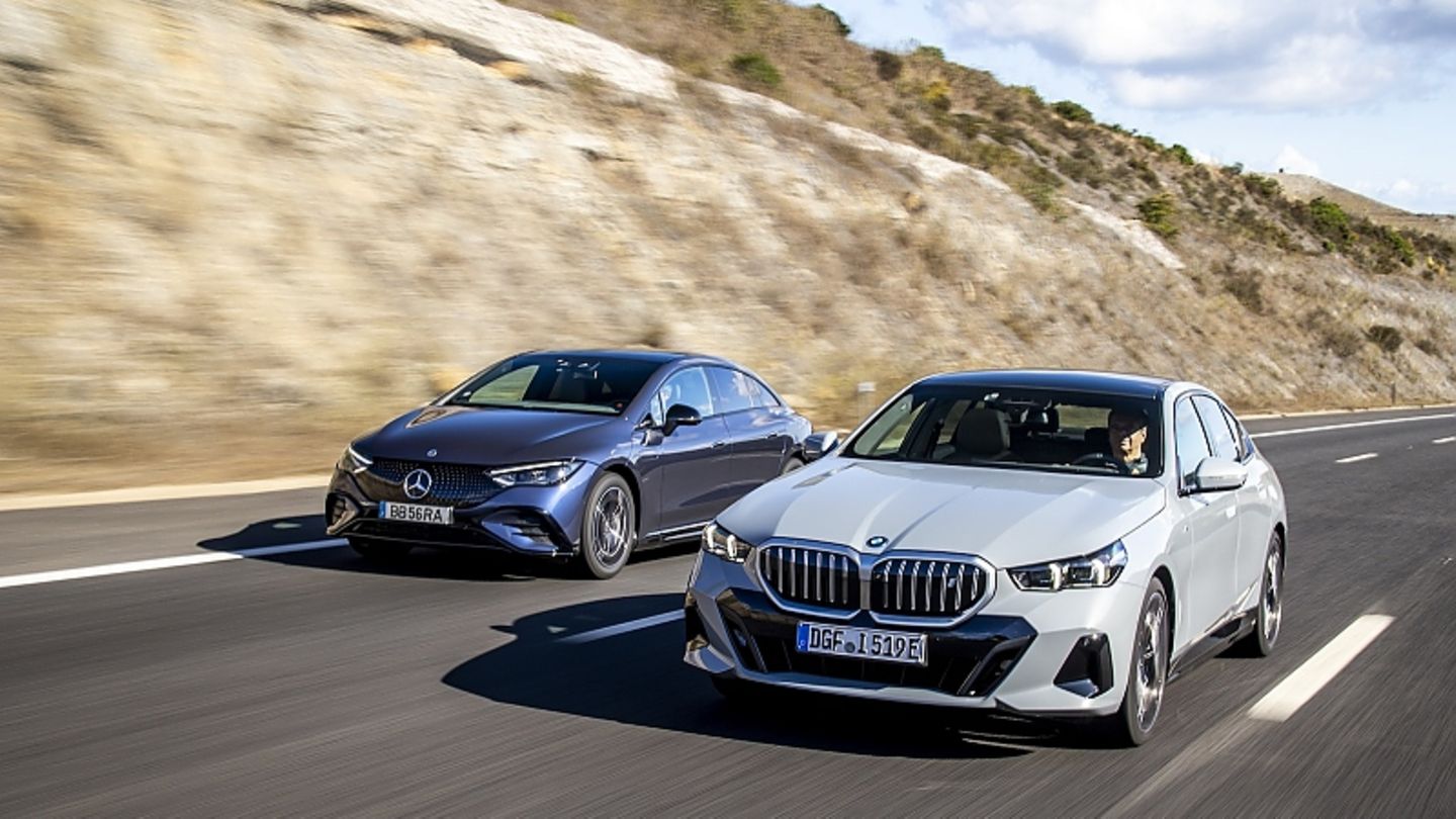 Comparison: BMW i5 eDrive40 – Mercedes EQE 350: The new luxury class duel