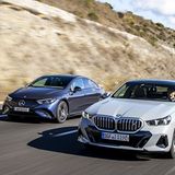 Vergleich BMW i5 eDrive40 - Mercedes EQE 350