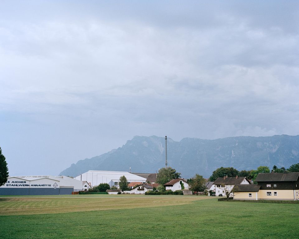 Stahlwerk Annahütte in Hammerau bei Freilassing
