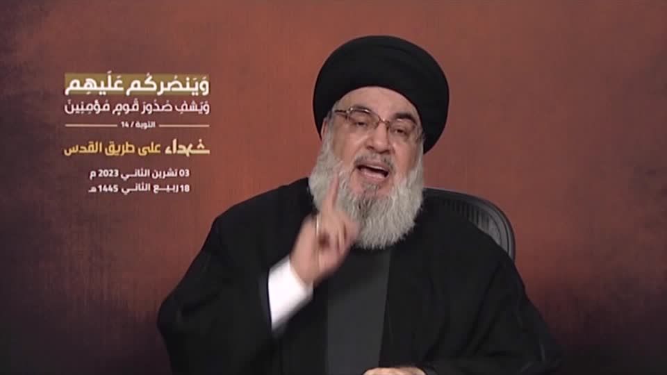 Hisbollah-Chef Nasrallah Droht Mit Beteiligung Am Krieg Mit Israel ...