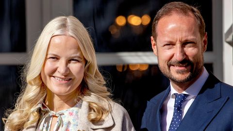 Das norwegische Kronprinzenpaar Mette-Marit und Hakon