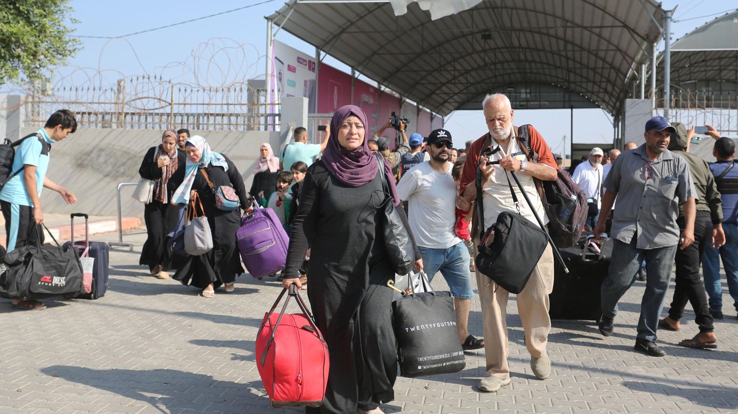 Grenzübergang Rafah im südlichen Gazastreifen