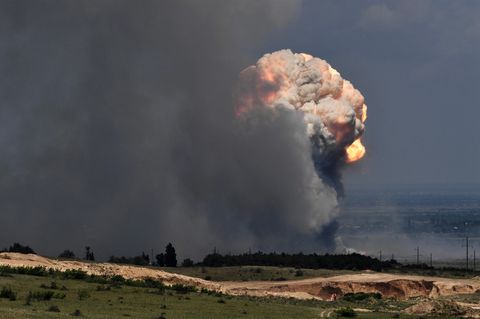 Ukraine Explosion Krim