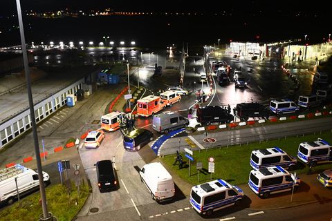 Polizei Hamburger Flughafen