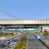 Der Photon-Triebwagen hat in der Mitte ein Gelenk und nimmt 200 Passagiere auf