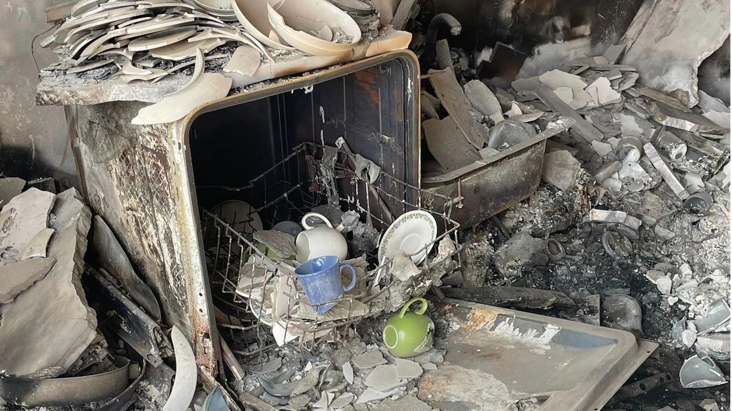 In der Spülmaschine ist kaum etwas ganz geblieben