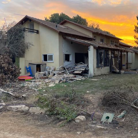 Das Haus von Kinneret und Eshel im Kibbuz Beeri