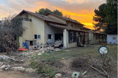 Das Haus von Kinneret und Eshel im Kibbuz Beeri
