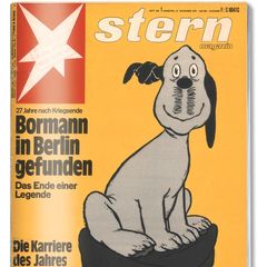 Ein stern Cover von 1972 mit einem ein von Loriot gezeichneter Hund