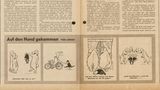 Zeichnungen von Loriot in einer Ausgabe des stern von 1953