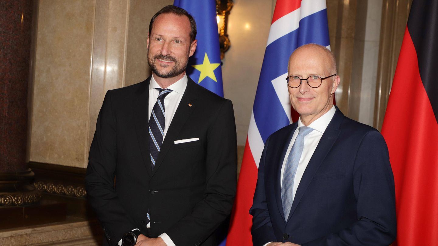 Kronprinz Haakon in Hamburg