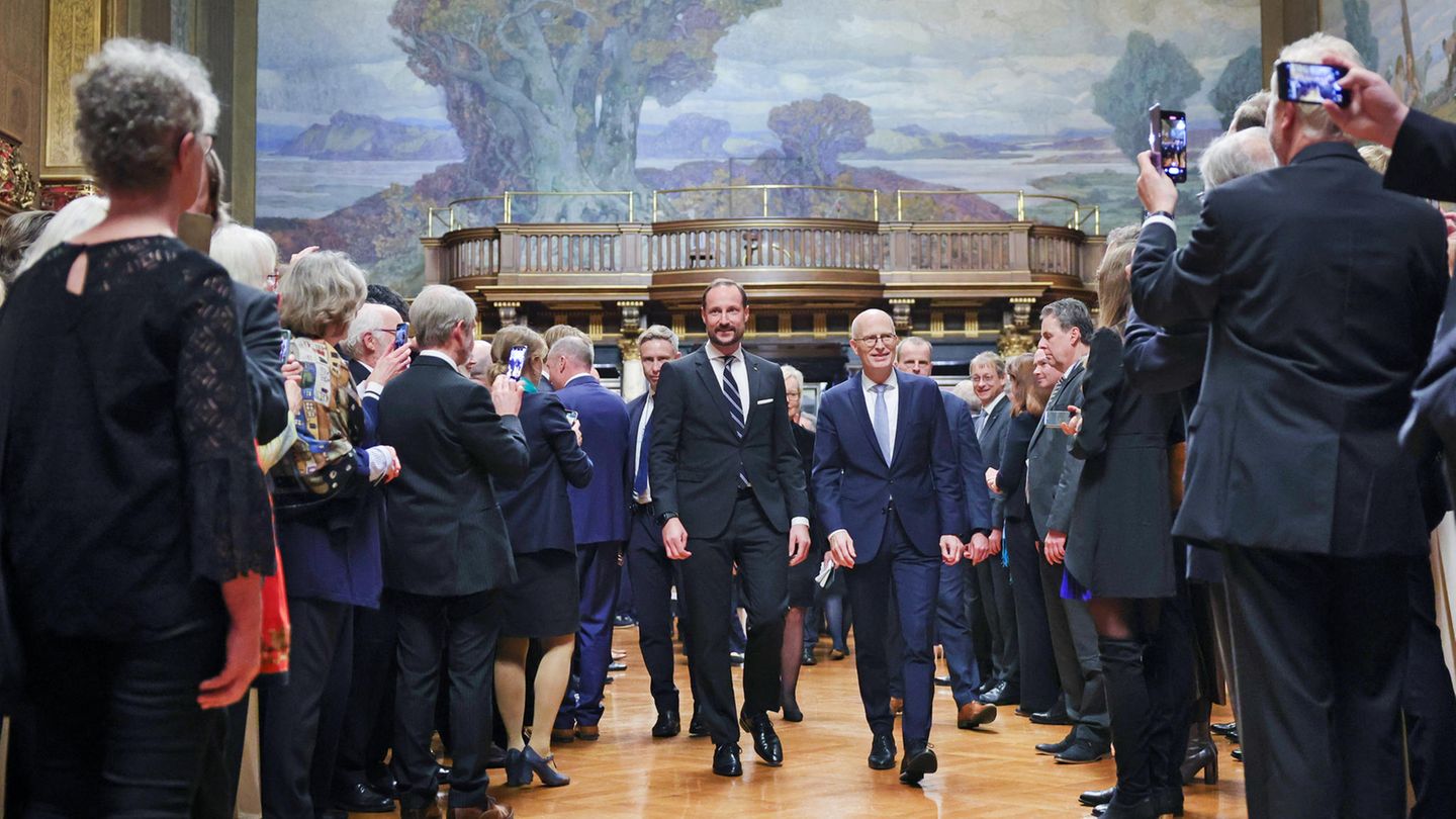 Kronprinz Haakon in Hamburg