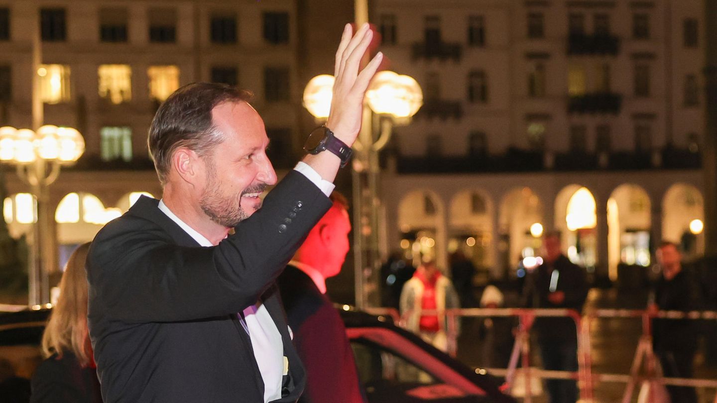 Kronprinz Haakon in Hamburg