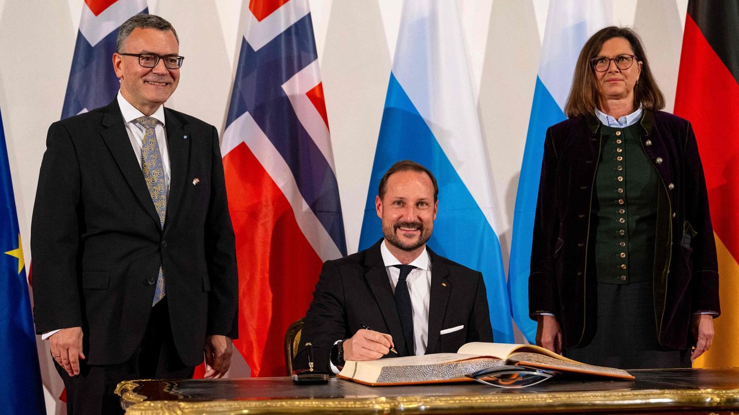 Kronprinz Haakon in München