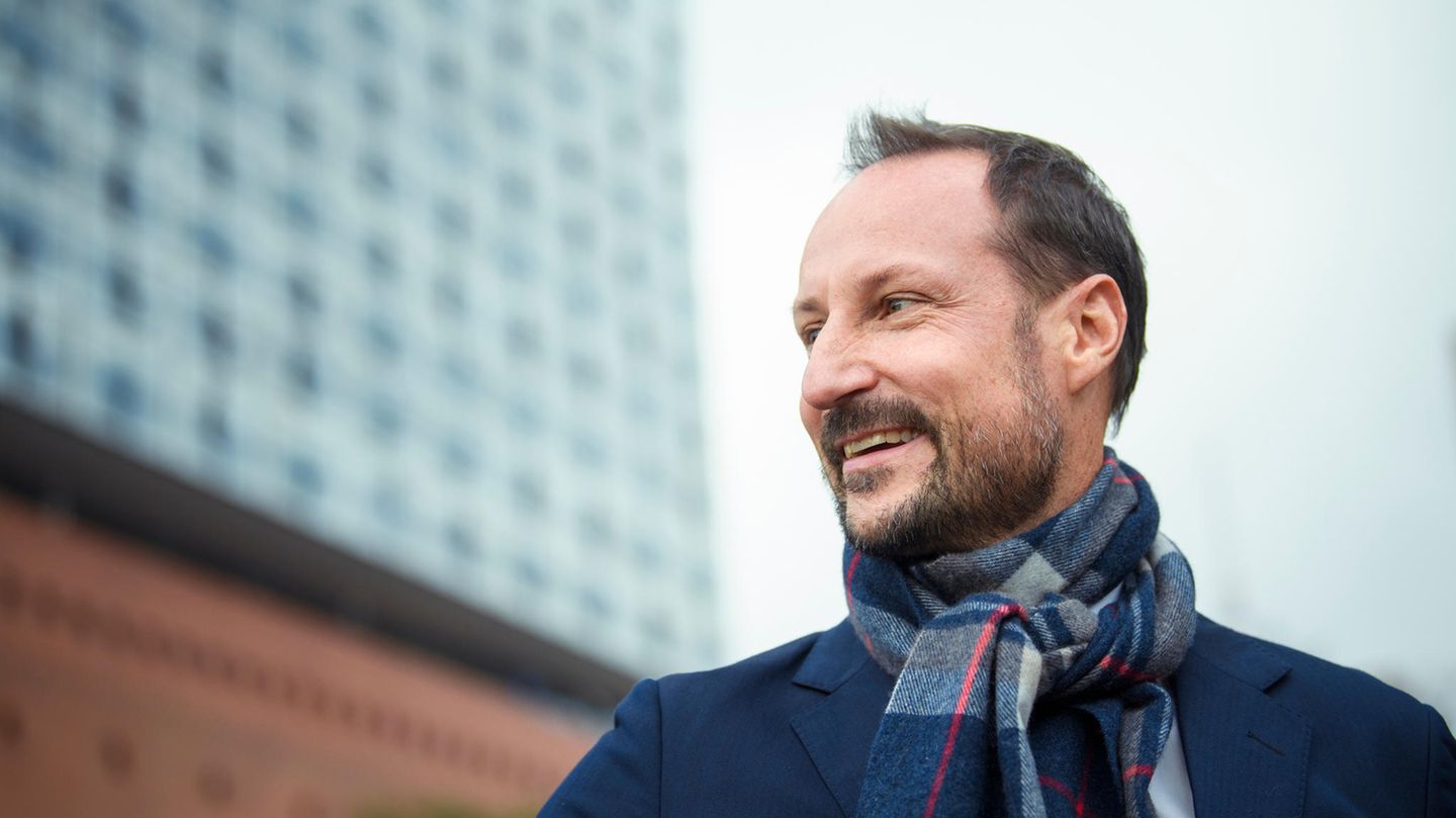 Kronprinz Haakon von Norwegen ist auf Deutschlandbesuch, die ihn nach München Berlin und Hamburg führt