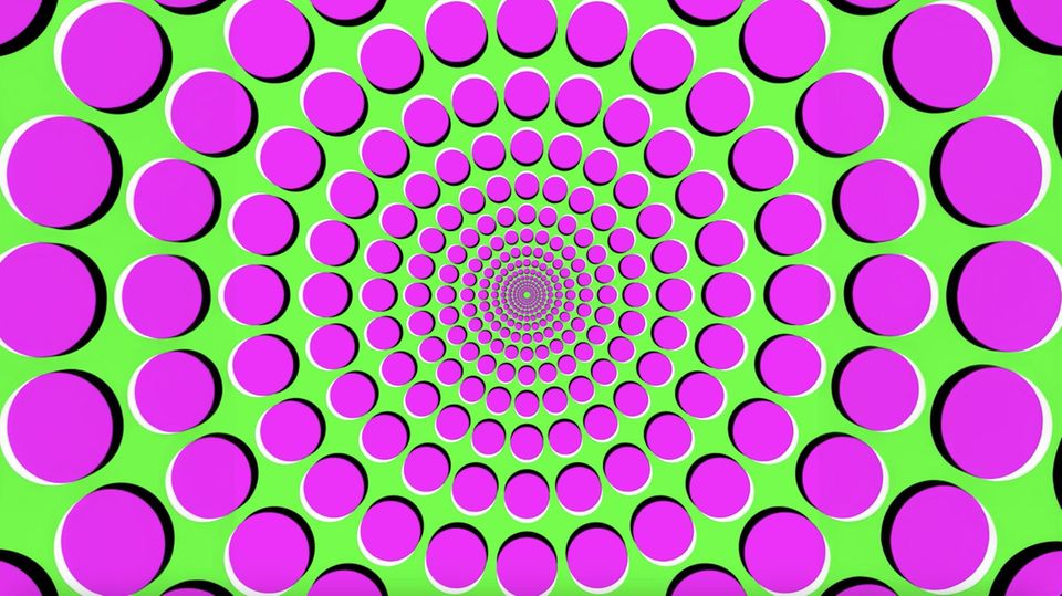 Periphere Driftillusion: Erst 1999 entdeckt: Optische Täuschung verblüfft seit einem Vierteljahrhundert