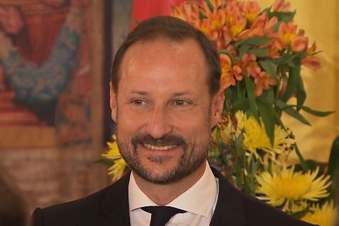 Norwegens Kronprinz Haakon ohne Mette-Marit in Hamburg.