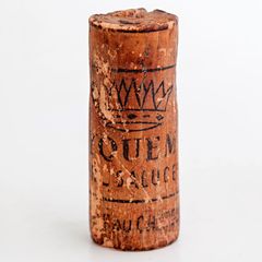 Ein alter Korken aus einer Weinflasche
