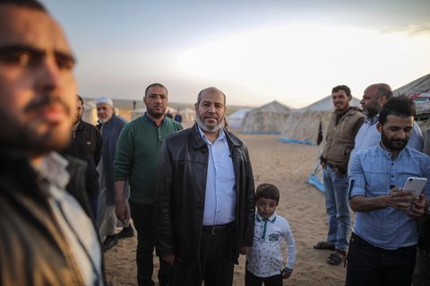 Chalil al-Haja im Jahr 2018 im Flüchtlingslager Jabalia