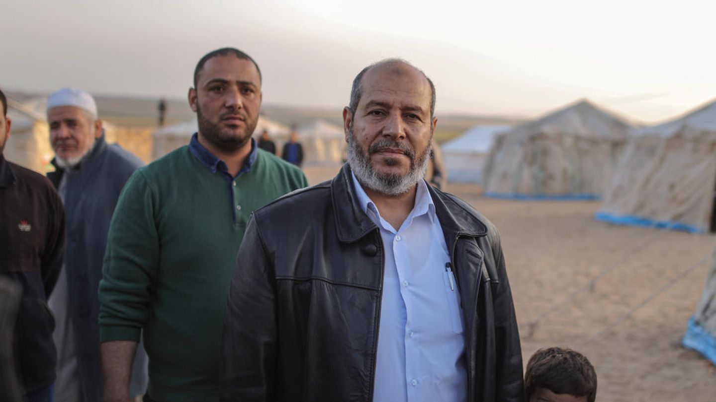 Chalil al-Haja im Jahr 2018 im Flüchtlingslager Jabalia