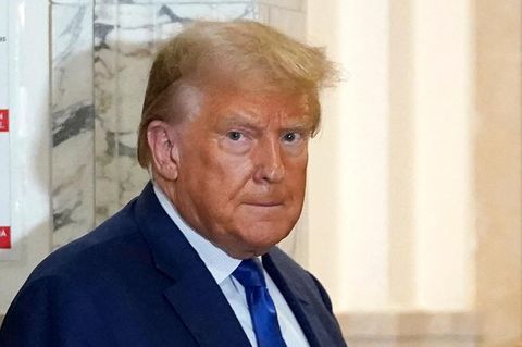 Donald Trump Ende Oktober im New Yorker Gericht