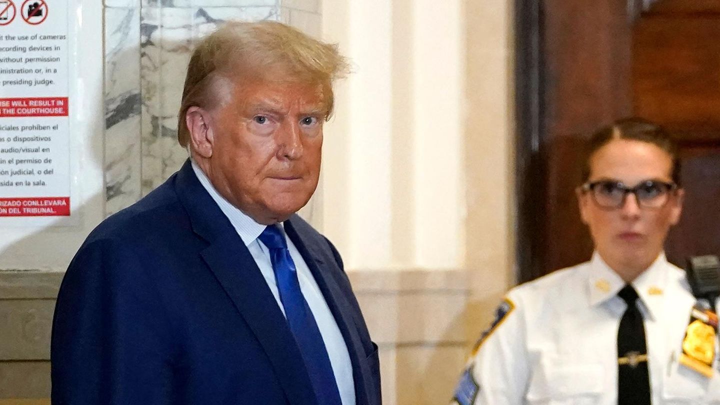 Donald Trump Ende Oktober im New Yorker Gericht