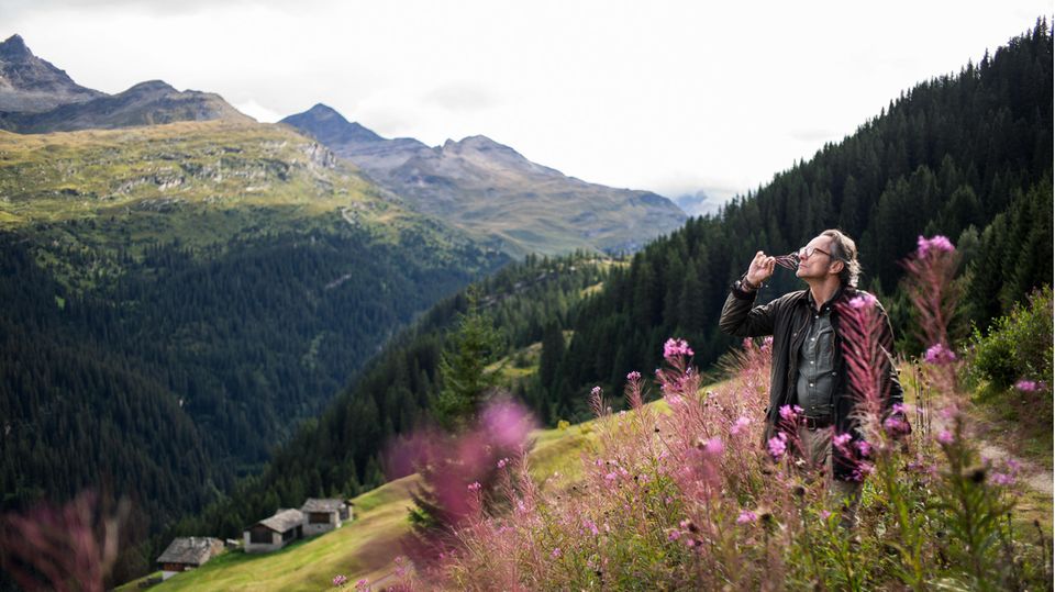 Patrick Stebler ist der erste Bergluftsommelier der Schweiz – und vermutlich auch der Welt
