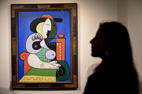 Gemälde "Femme à la montre" von Pablo Picasso