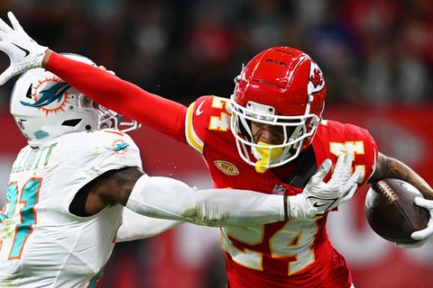 NFL-Action in Deutschland: Anfang November duellierten sich die Kansas City Chiefs und die Miami Dolphins in Frankfurt