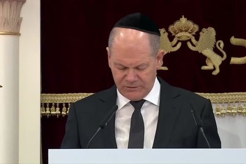 Video: Scholz: Zutiefst beschämt und empört über Antisemitismus