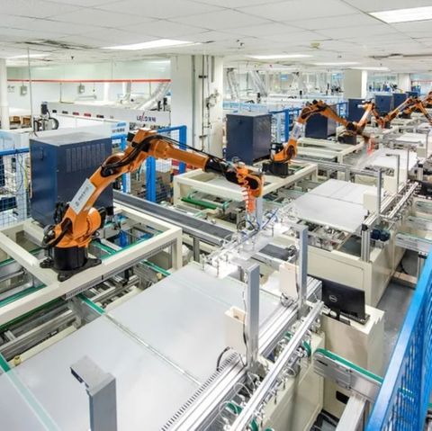 Produktion bei Trina Solar