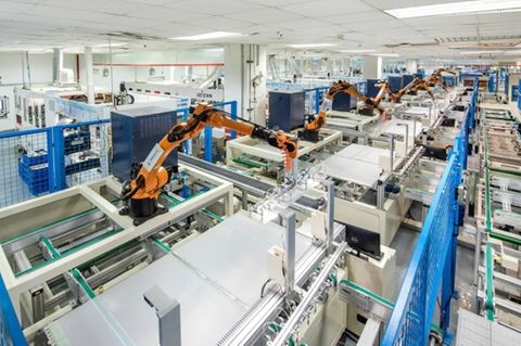 Produktion bei Trina Solar
