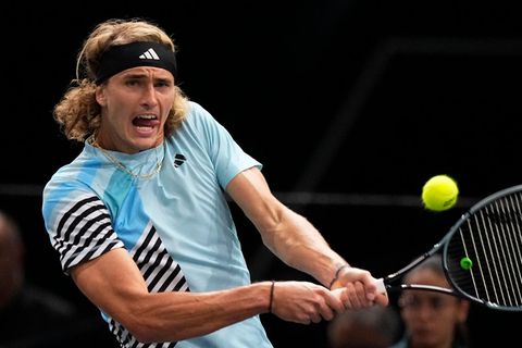 Alexander Zverev, hier beim Masters in Paris: "Im Großen und Ganzen kann ich zufrieden sein"