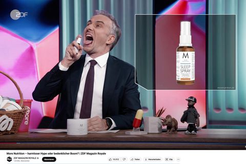 Jan Böhmermann guckt sich More Nutrition genauer an