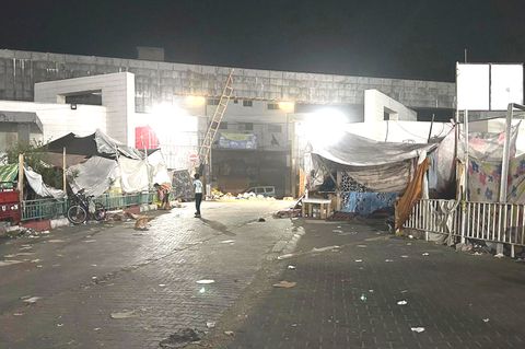 Die Schifa-Klinik ist der größte Krankenhauskomplex im Gazastreifen