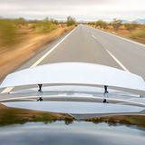 Der Heckflügel beim Mercedes AMG GT 63 ist automatisch ausfahrbar