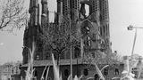 Sagrada Familia in den 60er Jahren