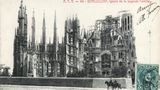 Alte Postkarte der Sagrada Familia