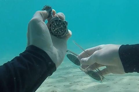 Rolex Submariner 5513 unter Wasser