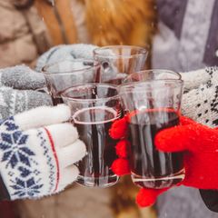 Glühwein schmeckt bei kalten Temperaturen am besten.